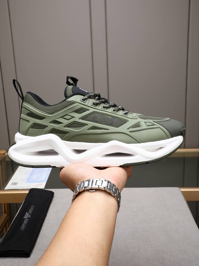 Latest Armani Men's Casual Sneakers, Imported Drip-Gel Construction, 100% Cotton