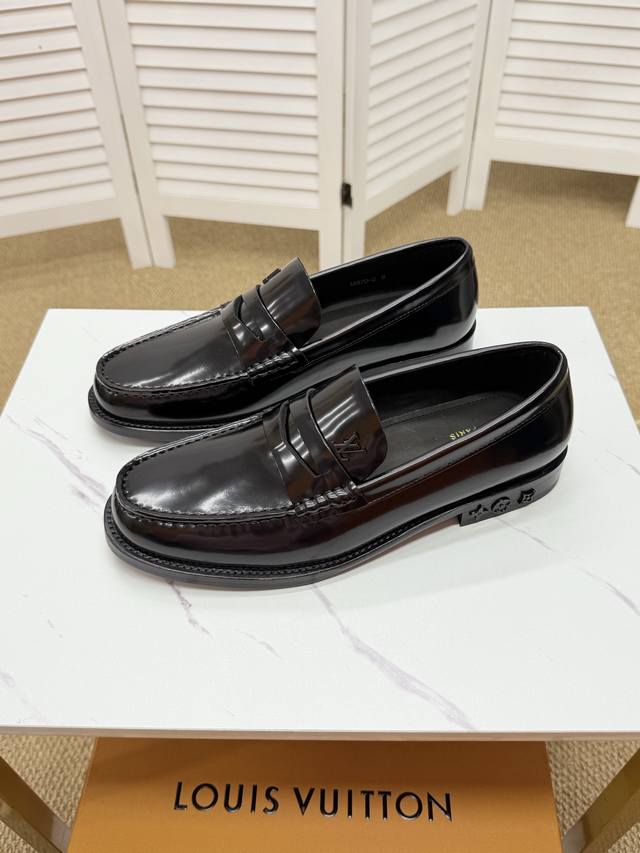 Lv-Louis Vuitton Luxury Brand Leather Shoes, Imported Original Materials, High-E