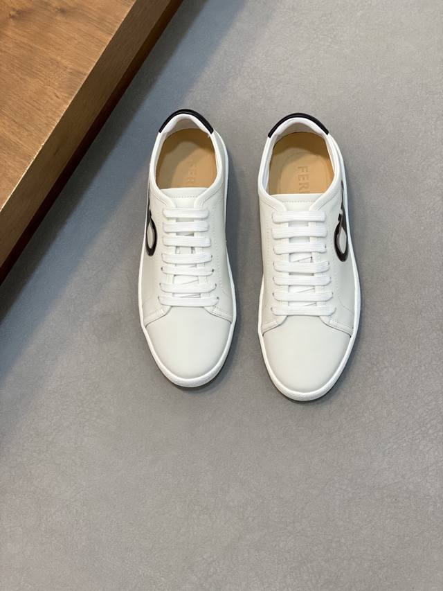 Ferragamo Men's Casual Shoes, Top-Tier Premium Quality, Exclusive Release. These