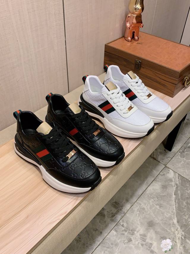 New Arrival: Factory Price Gucci* Latest Bestseller Casual Shoes, Top-Tier Brand