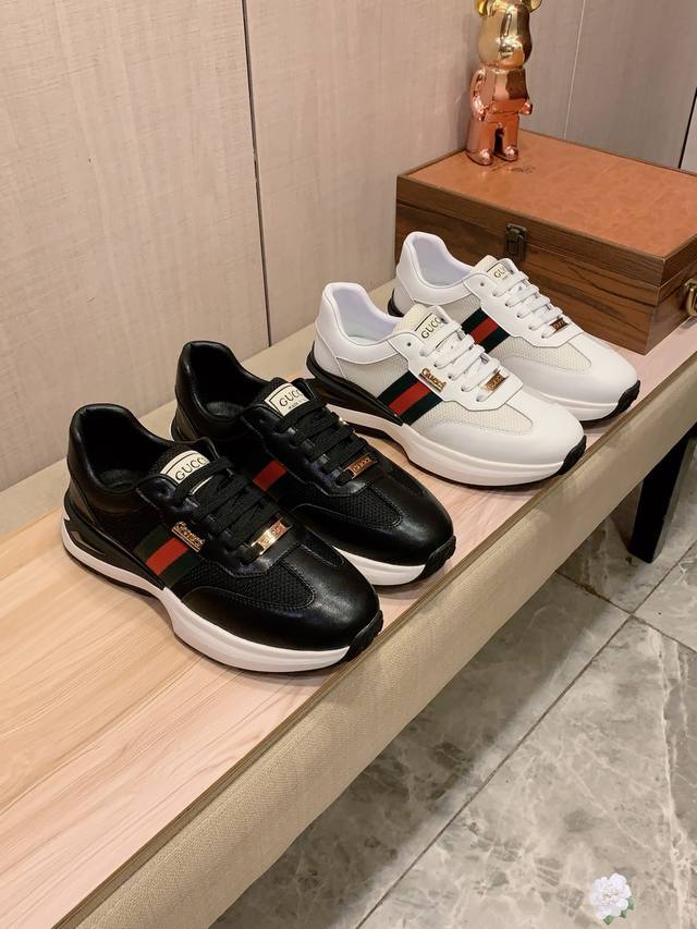 New Arrival: Factory Price Gucci* Latest Bestseller Casual Shoes, Top-Tier Brand