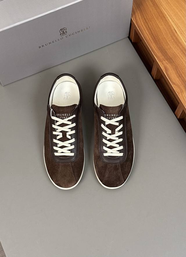 Brunello Cucinelli Suede Sneakers, Bc Training Shoes, Men's New Casual Shoes, Ne