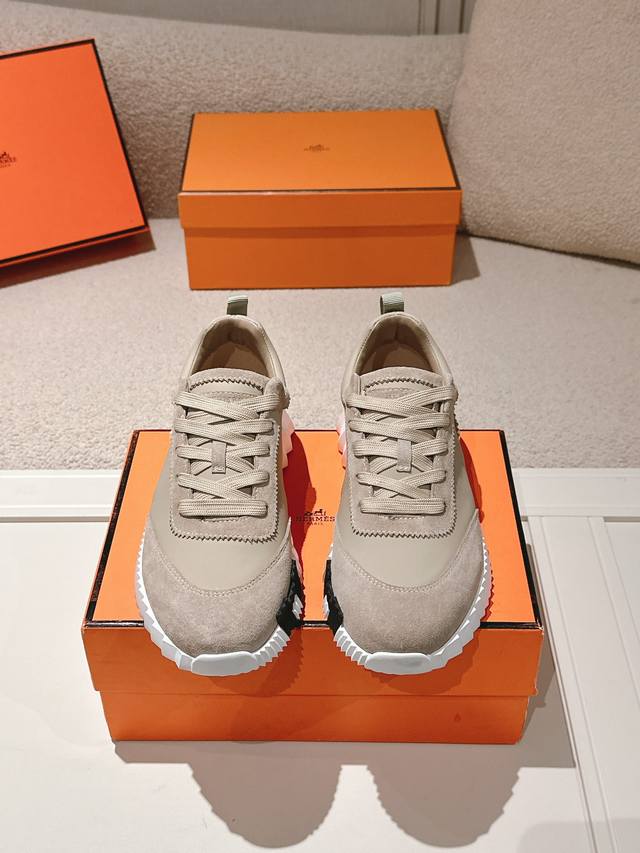 Ermes Men's Size: 39-44, 45 Custom-Made. Herm S H-Family Classic Casual Sneaker