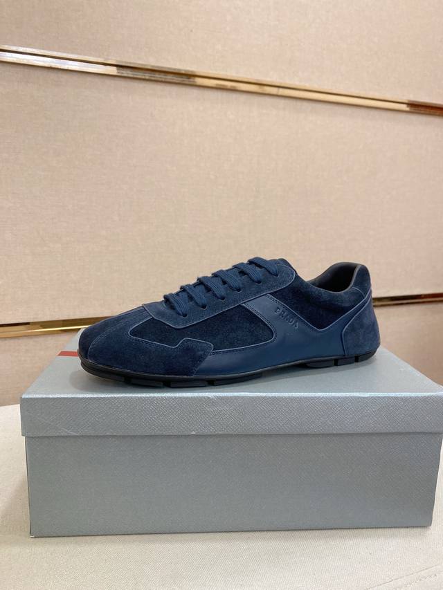 Factory P-Price Top-Tier High-Quality New Prada Men's Shoes, Available Simultane