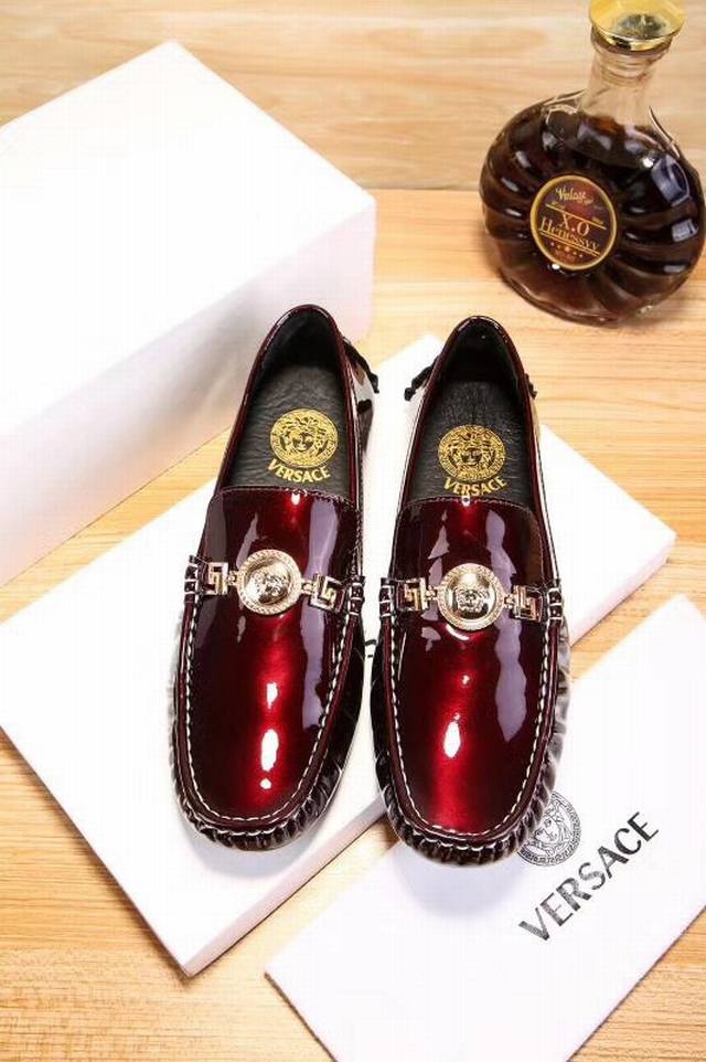 Brand: Versace, Official Highest Version, Shoe Upper Made From Imported Italian