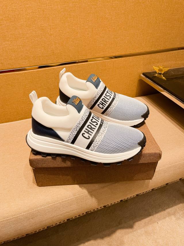 Dior Men's High-End Brand Official Website 1:1 Latest Masterpiece: Upper Made Fr