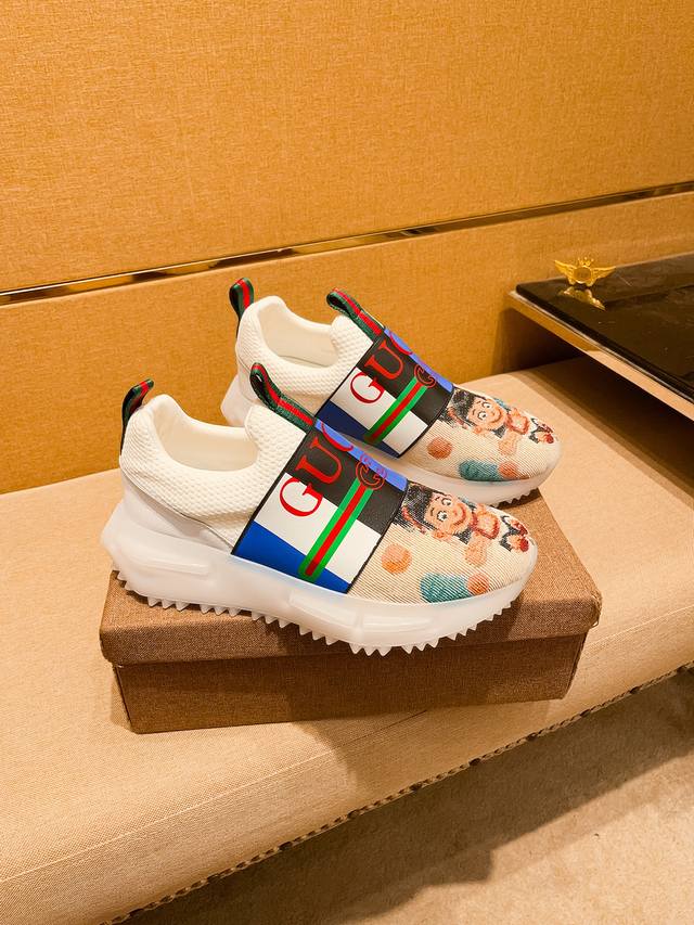 Gucci Men's Shoes High-End Brand Official Website 1:1 Latest Masterpiece: The Sh
