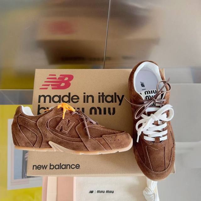 P Direct Sales Miu Miu X New Balance Collaboration Nb Sports Shoes For Women Miu