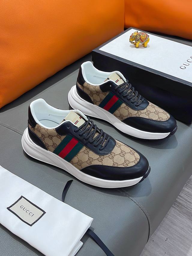 Product Name: Gucci Price: Standard Sizes: 38-44 Casual Shoes Product Materials: