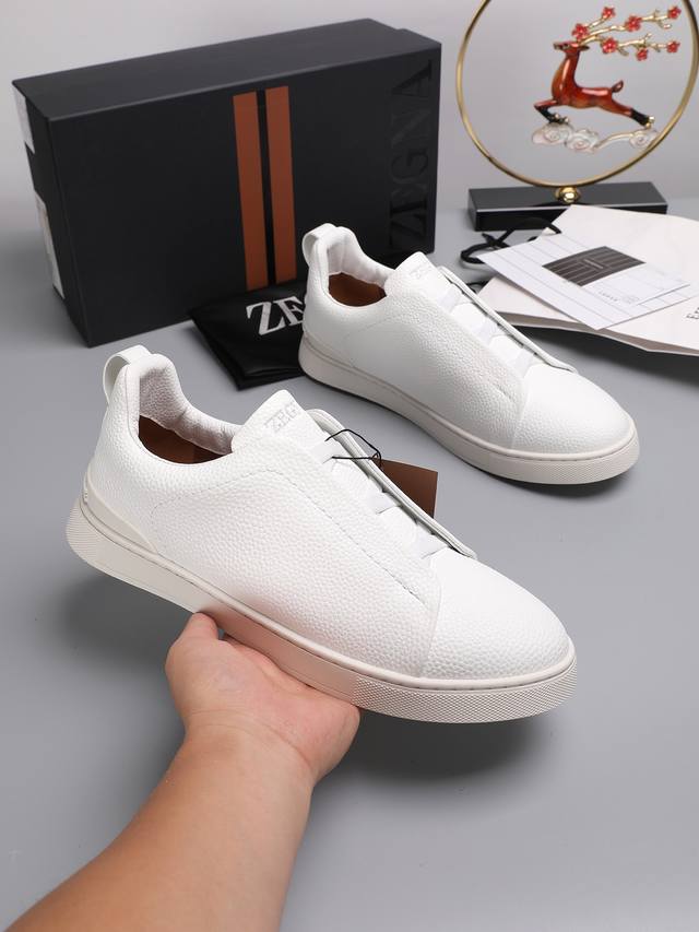 Zegna Low-Top Series New Arrivals: Crafted From Luxurious Leather, These Shoes S
