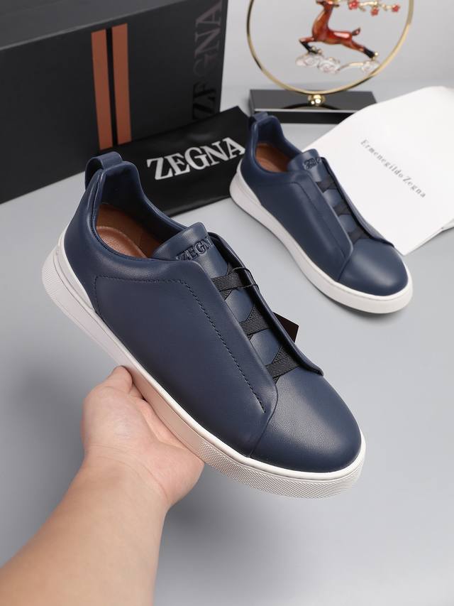 Zegna Low-Top Series New Arrivals: Crafted From Luxurious Leather, These Shoes S