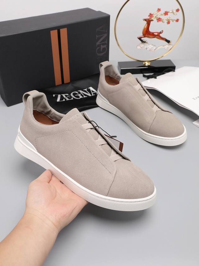 Zegna Low-Top Series New Arrivals: Crafted From Luxurious Leather, These Shoes S