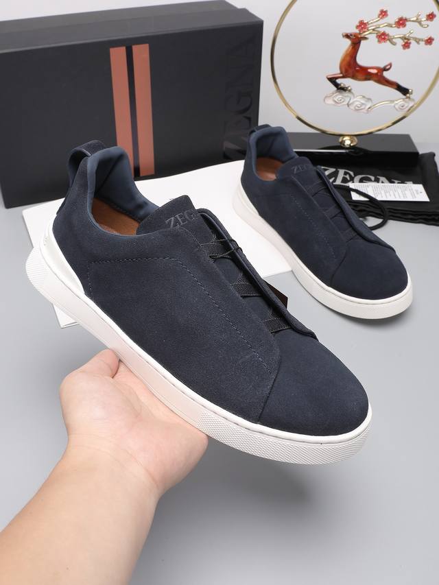 Zegna Low-Top Series New Arrivals: Crafted From Luxurious Leather, These Shoes S