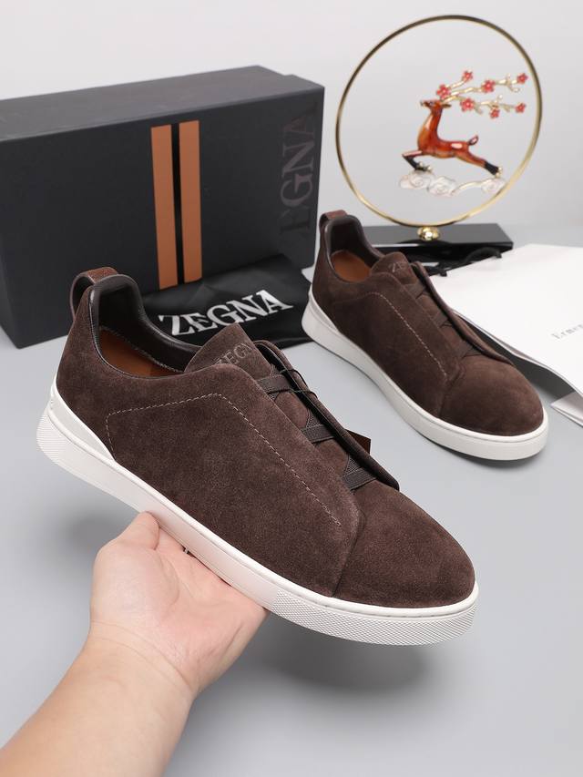 Zegna Low-Top Series New Arrivals: Crafted From Luxurious Leather, These Shoes S