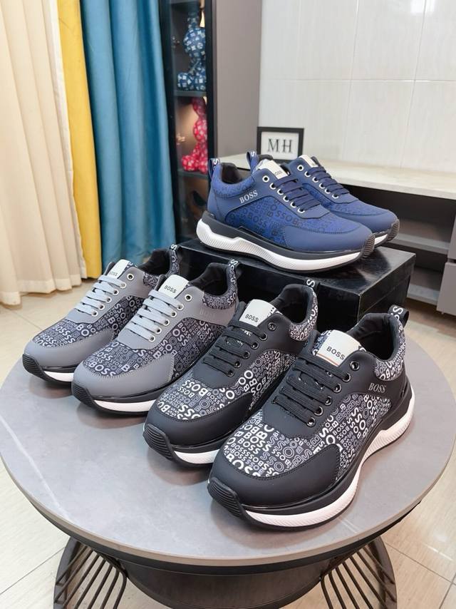 Factory Price P Boss High-End Series Sports Men's Shoes, Featuring A Classic Des
