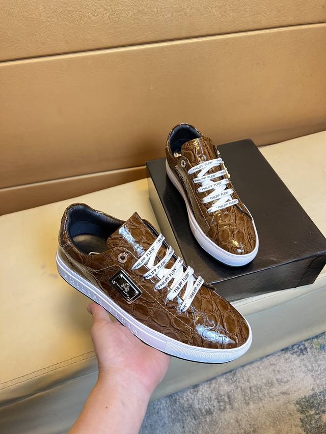 Pp Philip Original Quality.~ Unique Modern-Style Sneakers. Casual Shoes Essentia