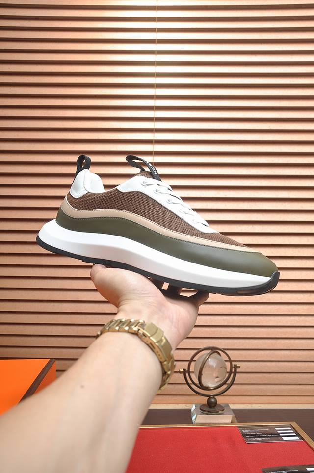 Factory Price P Herm S Herm S, Cowhide Lining, Best-Selling Men's Shoes, Origina