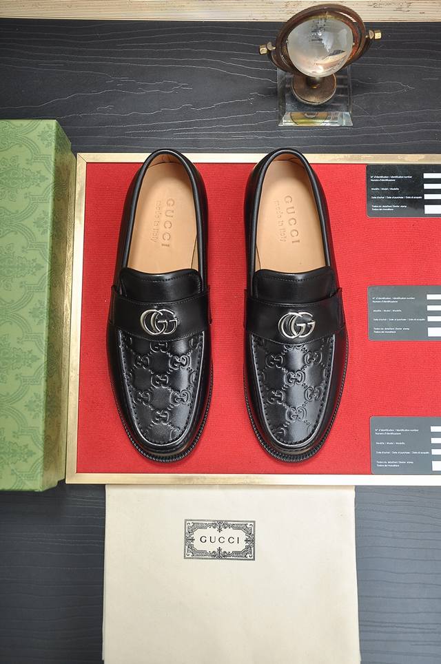 Factory Price P Gucci High-End Cowhide New Gucci* Top Version Gucci Classic Casu