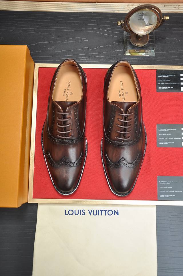 Factory Price P Lv Original Single Cowhide Lining Lv Latest Genuine Leather Busi