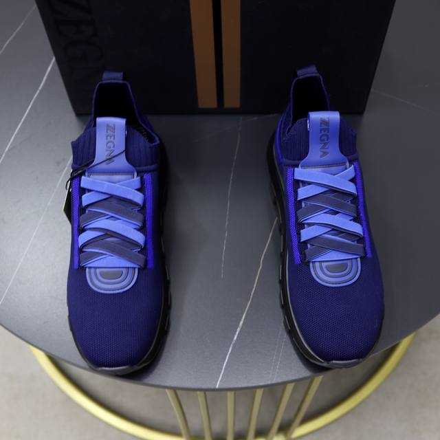Factory Price Pp: Zegna - Premium Quality, Original Single Flyknit Shoe Series -