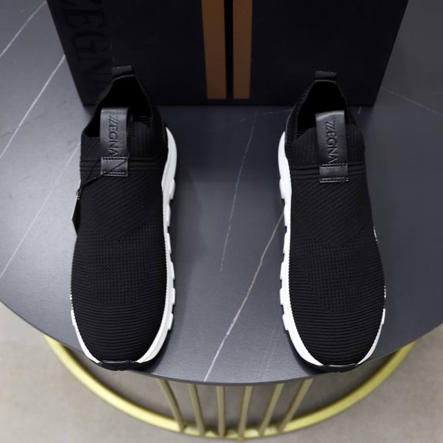 Factory Price Pp: Zegna - Premium Quality, Original Single Flyknit Shoe Series -