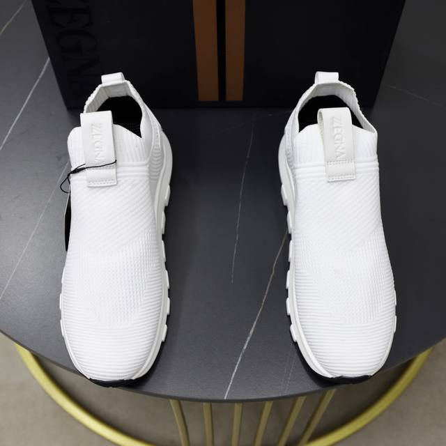 Factory Price Pp: Zegna - Premium Quality, Original Single-Piece Knit Shoe Serie