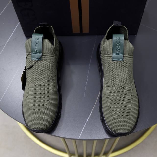 Factory Price Pp: Zegna - Premium Quality, Original Single Flyknit Shoe Series -