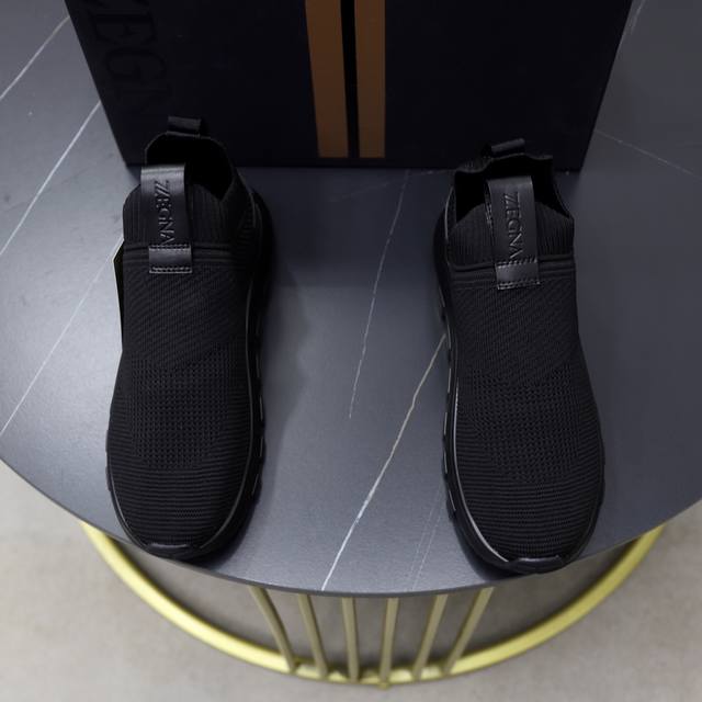 Factory Price Pp: Zegna - Premium Quality, Original Single Flyknit Shoe Series -