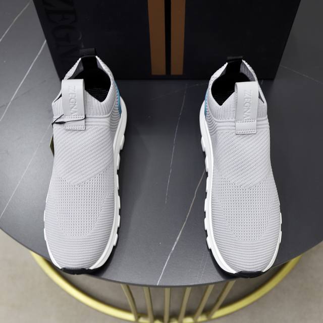Factory Price Pp: Zegna - Premium Quality, Original Single-Piece Knit Shoe Serie