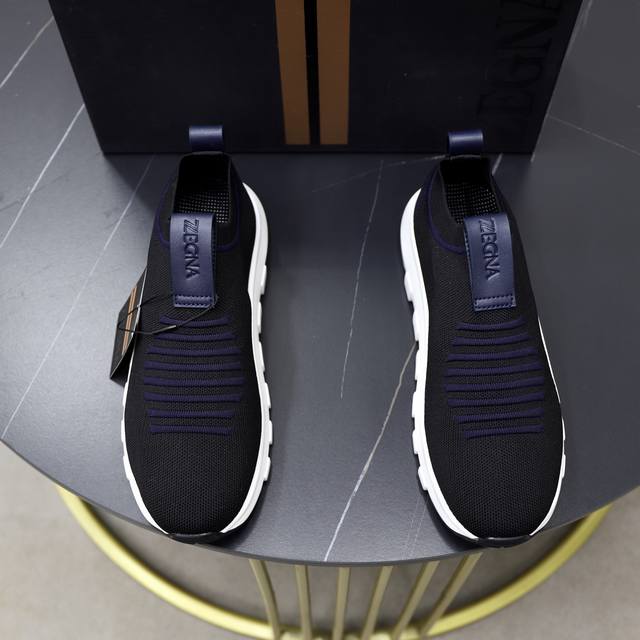 Factory Price Pp: Zegna - Premium Quality, Original Single Flyknit Shoe Series -