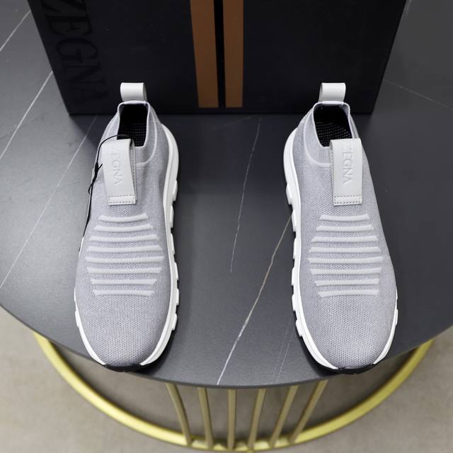 Factory Price Pp: Zegna - Premium Quality, Original Single Flyknit Shoe Series -