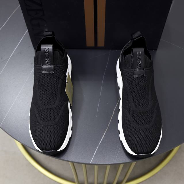 Factory Price Pp: Zegna - Premium Quality, Original Single Flyknit Shoe Series -