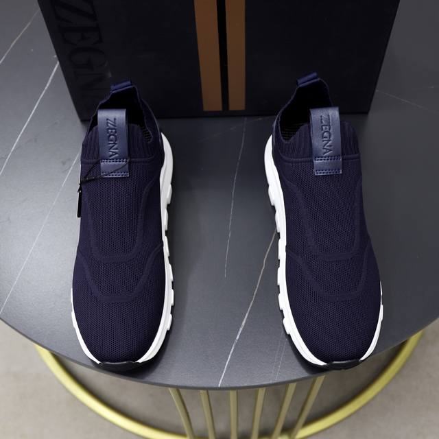 Factory Price Pp: Zegna - Premium Quality, Original Single Flyknit Shoe Series -