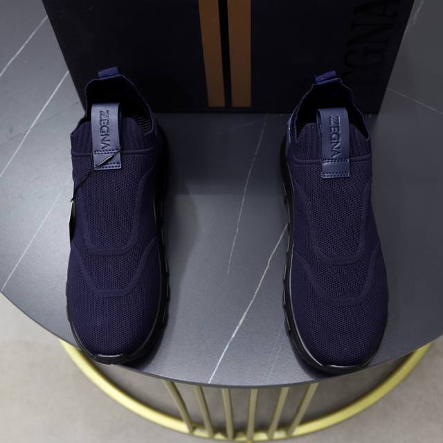 Factory Price Pp: Zegna - High-End Quality, Original Single, Knit Shoe Series -