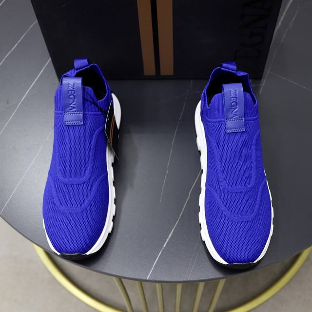 Factory Price Pp: Zegna - Premium Quality, Original Single-Piece Knitted Shoe Se