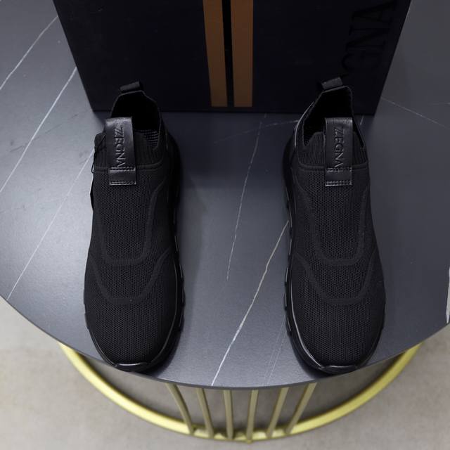 Factory Price Pp: Zegna - Premium Quality, Original Single Flyknit Shoe Series -
