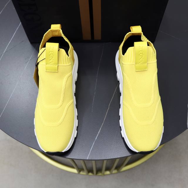 Factory Price Pp: Zegna - Premium Quality, Original Single-Piece Knit Shoe Serie