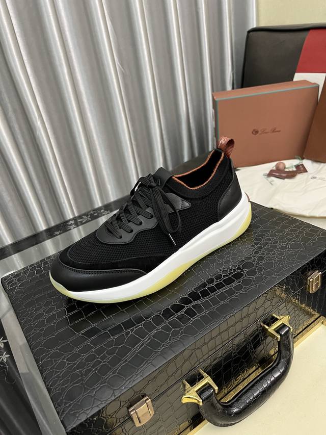 Factory Price: Loro Piana Nuoyuan Ya Lp Classic Casual Shoes, Men's Lace-Up Casu