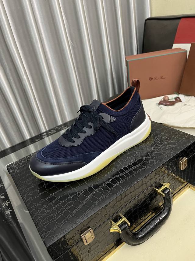 Factory Price: Loro Piana Nuoyunyan Lp Classic Casual Shoes, Men's Lace-Up Casua