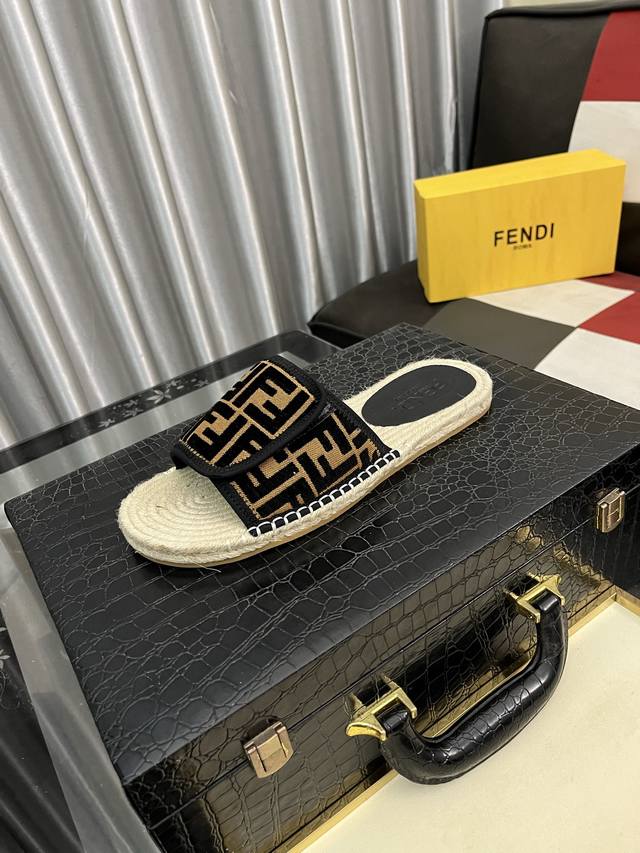Factory Price: Fendi~Fendi Sandals, Men's High-End Brand, Official Website 1:1 L