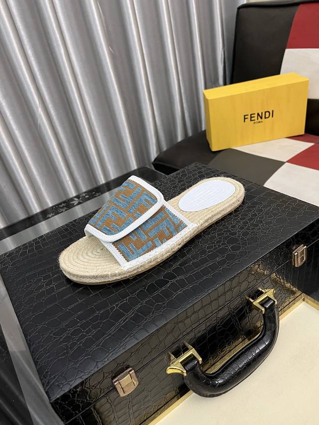 Factory Price: Fendi~Fendi Slippers Men's Shoes High-End Brand Official Website