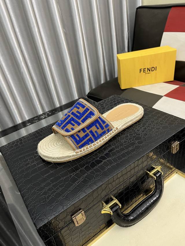 Factory Price: Fendi~Fendi Slippers Men's Shoes High-End Brand Official Website