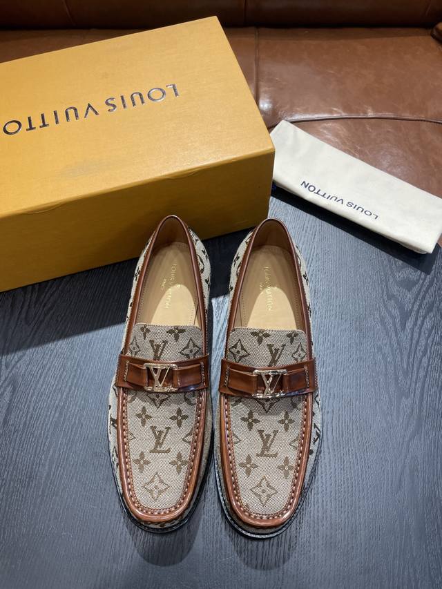 L Size: 39-44 38.45 Custom-Made Original Single Lv Official Website Men's Casual