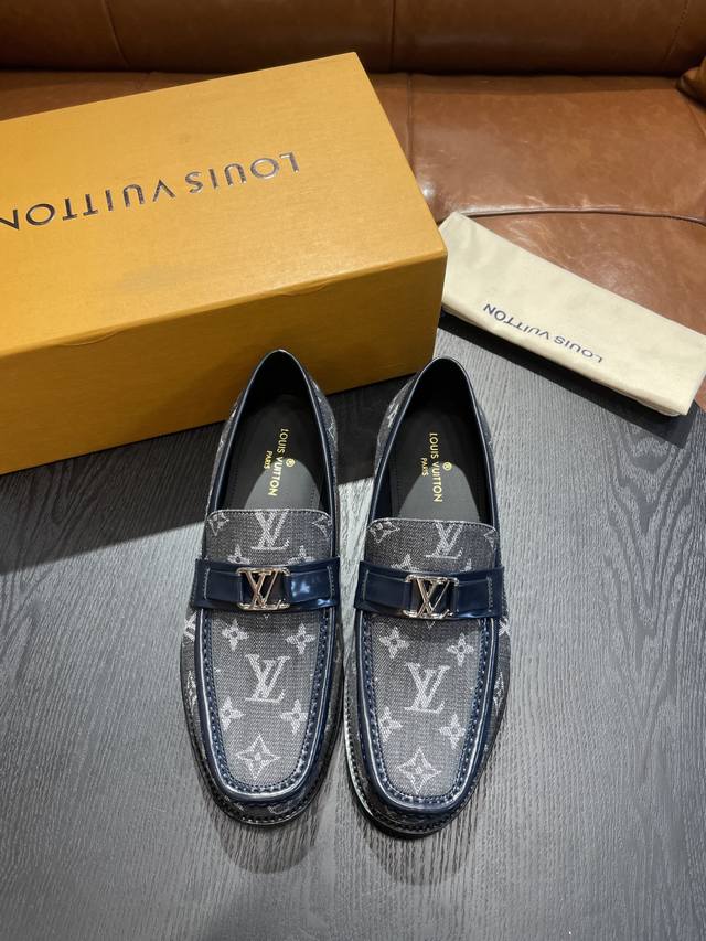 L Size: 39-44 38.45 Custom-Made Original Single Lv Official Website Men's Casual
