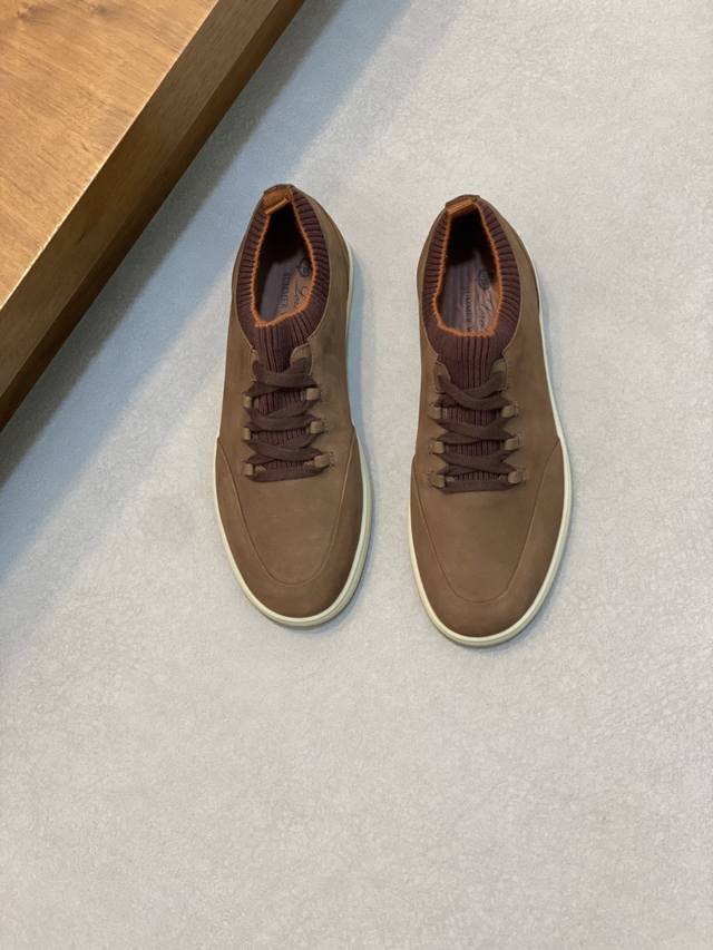 Loro Piana Nuoyuan Lp Classic Casual Shoes, Men's Lace-Up Casual Shoes And Sneak