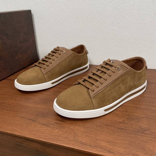 Stefano Ricci Men's New Leather Casual Sports Skate Shoes From An Italian Luxury