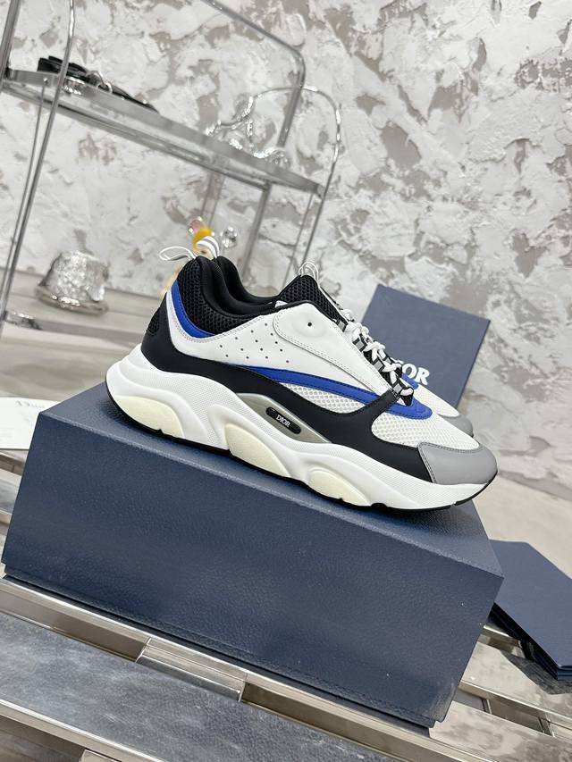 Top-Tier Version!!! Dior Classic B22 Series Mesh Casual Sneakers, Dad Shoes, Ori