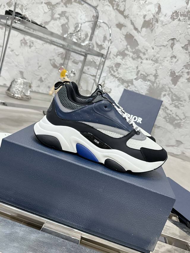 Top-Tier Version!!! Dior Classic B22 Series Mesh Casual Sneakers, Original Purch