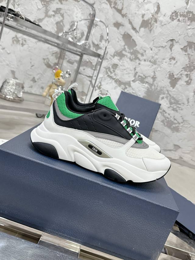 Top-Tier Version!!! Dior Classic B22 Series Mesh Casual Sneakers, Original Purch
