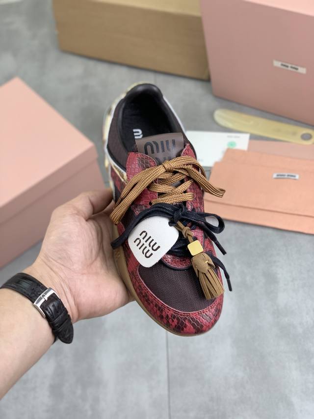 Factory Price P Actual Price Miu Miu 2025 Vs Spring/Summer New Casual Shoe Serie